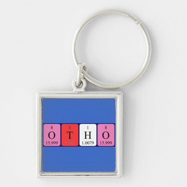 Chaveiro Otho periódico keyring do nome da mesa (Frente)