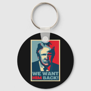 Chaveiro Ótima Vintage - Queremos Ele Ck - Donald Trump