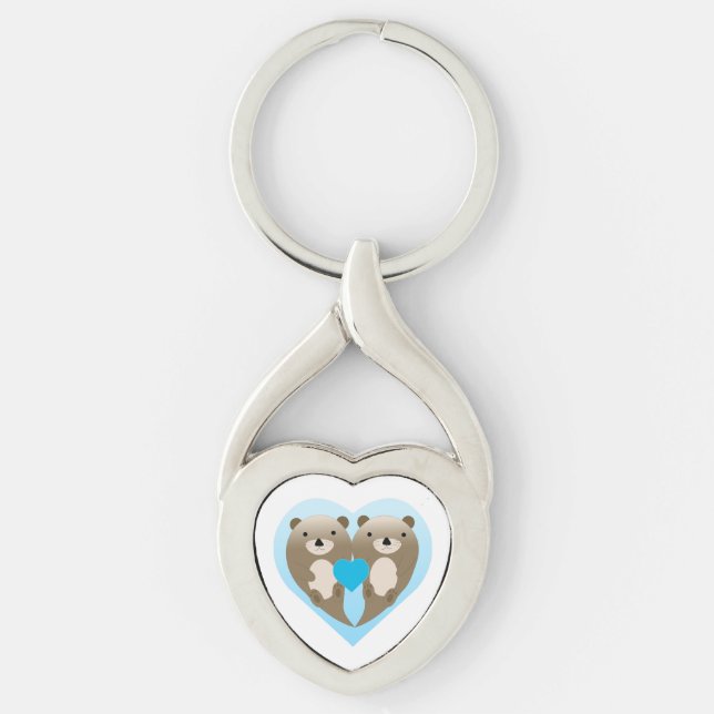 Chaveiro Otter Love (Frente)