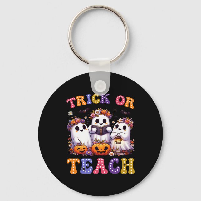 Chaveiro Ou Ensinar O Fantasma Fantasma Pumpkin Spooker Pro (Frente)