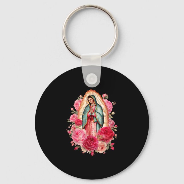 Chaveiro Our Lady Virgen De Guadalupe Saint Virgin Mary Nk  (Frente)