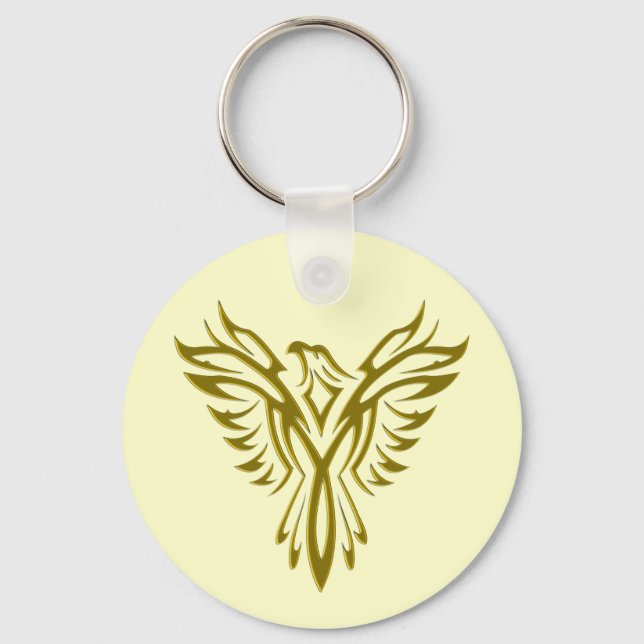 Chaveiro Ouro Ascensão Phoenix (Frente)