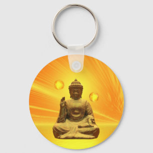 Chaveiro Ouro Buddha