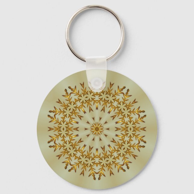 Chaveiro Ouro Christmas Wreath (Frente)