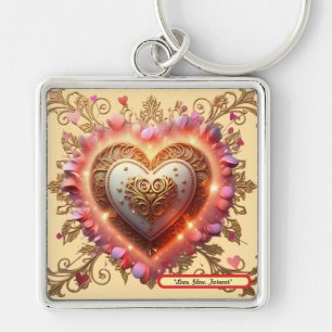 Chaveiro "Ouro Love Aura"