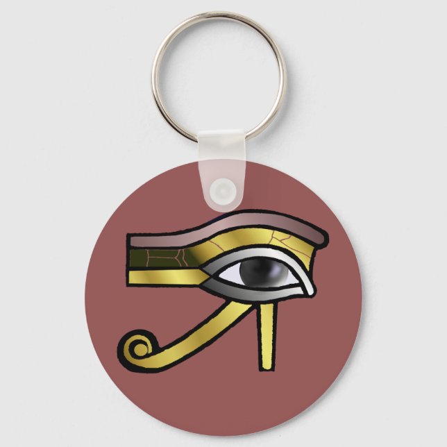Chaveiro Ouro Olho de Horus Key Ring (Frente)