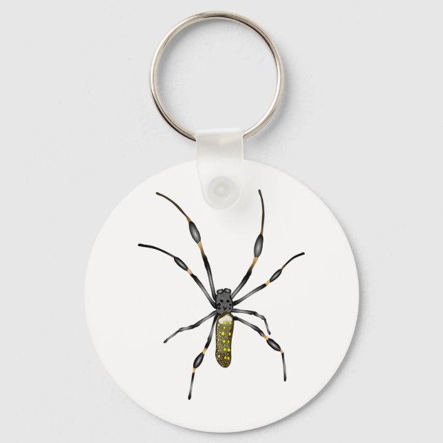 Chaveiro Ouro Orb Spider (Frente)