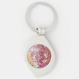 Chaveiro Ouro, Prata, Vermelho, Dourado Rosa, Obra de Arte