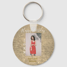 Ouro reluzente feliz 15 de aniversário nome ano