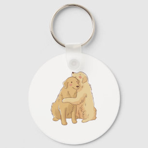 Chaveiro Ouro Retriever hug