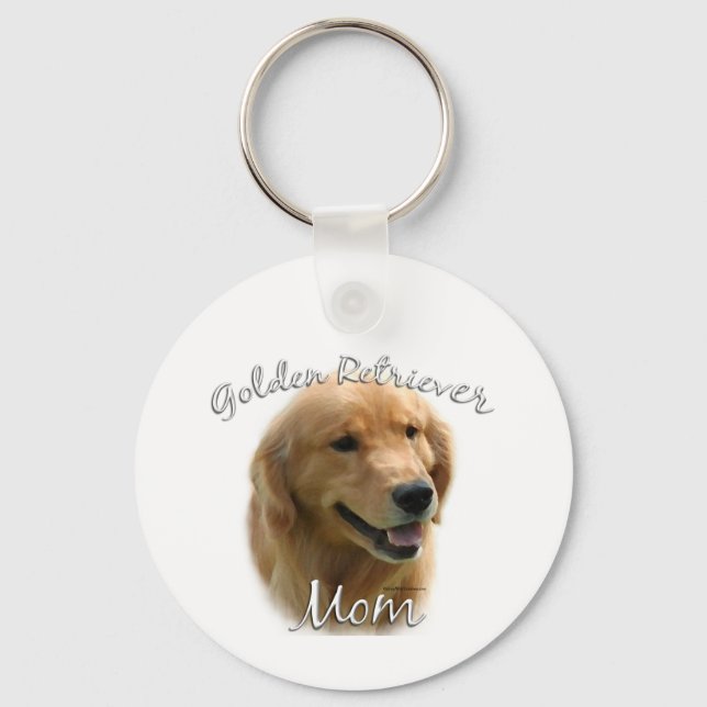 Chaveiro Ouro Retriever Mãe 2 (Frente)