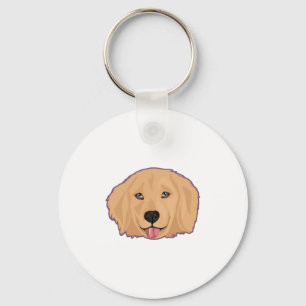 Chaveiro Ouro Retriever Sticker