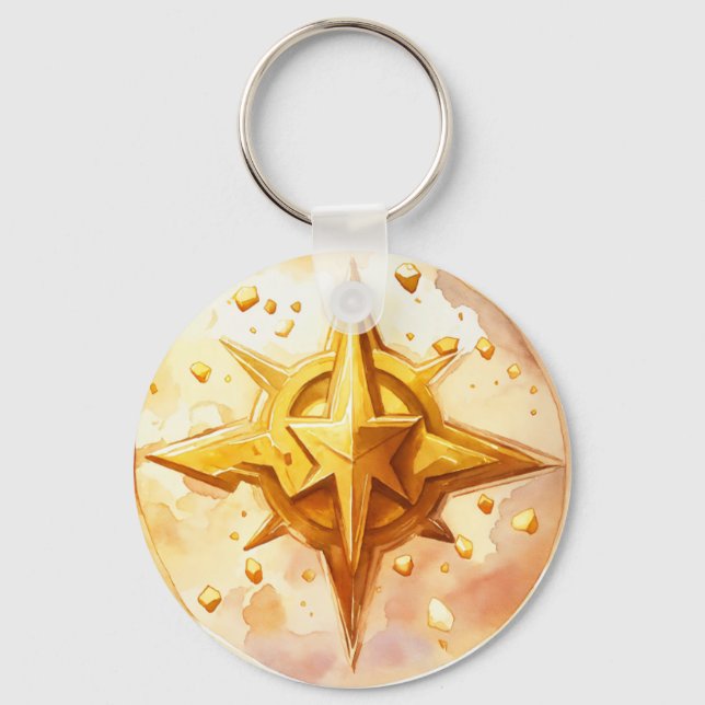 Chaveiro Ouro Star (Frente)