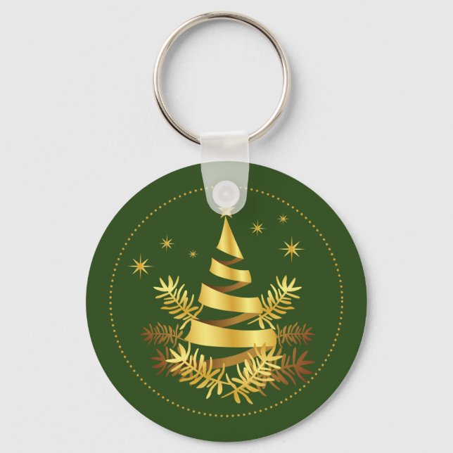 Chaveiro Ouro Verde Deixa Árvore de Natal das Estrelas (Frente)