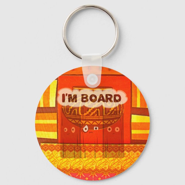 Chaveiro Ouro Vermelho Africano Cores Tradicionais Funny Am (Frente)