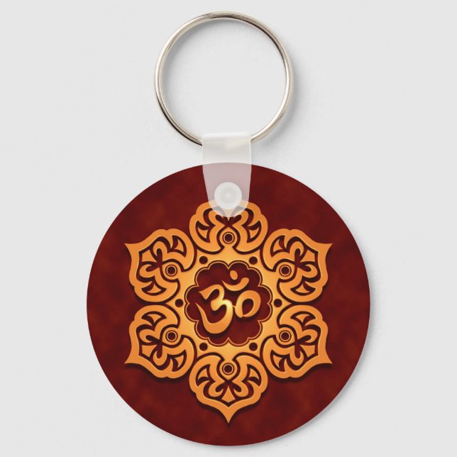 Chaveiro Ouro Vermelho  Design (Frente)