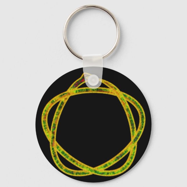 Chaveiro Ouroboros Pentagramm (Frente)