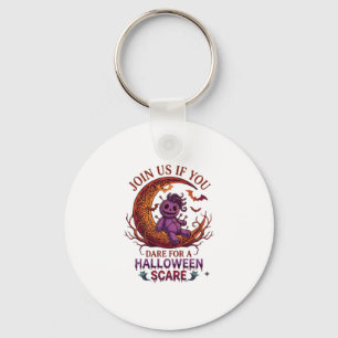 Chaveiro Ouse Halloween Medo Boneca Voodoo Roxa Crescente M