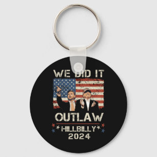 Chaveiro Outlaw Hillbilly 2024 Trump Vance Nós Fizemos