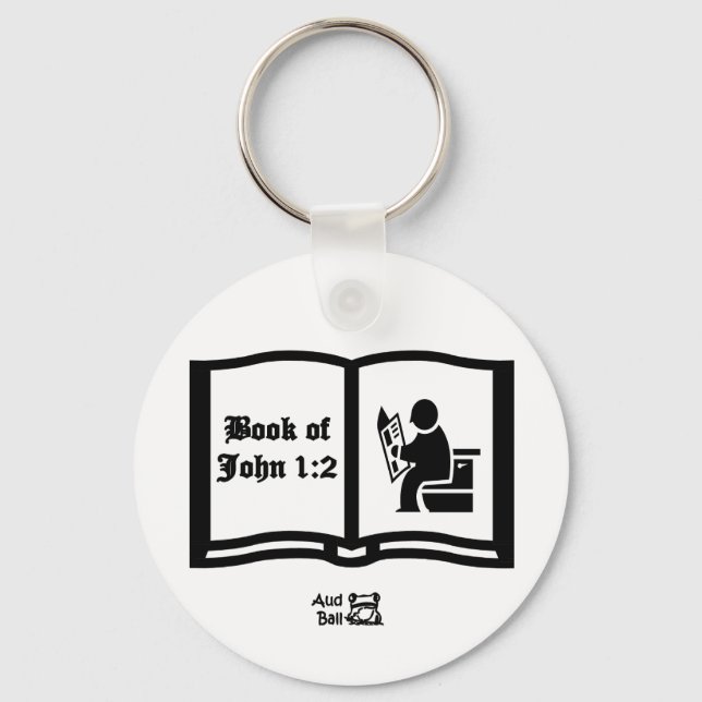 Chaveiro Outro Livro de John versículo 1:2 (Frente)