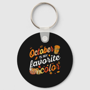 Chaveiro Outubro É Minha Caiu De Cor Favorita Deixando O Ou