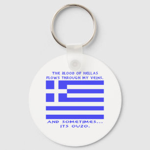 Chaveiro Ouzo Grego