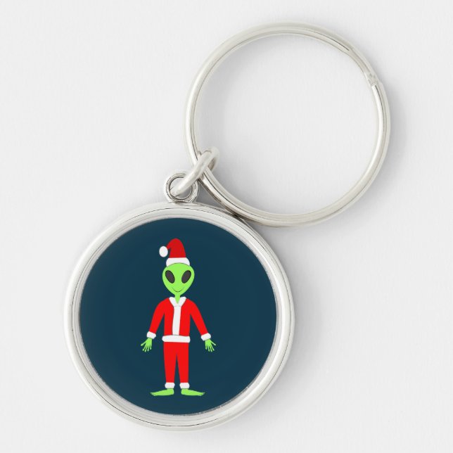 Chaveiro OVNI Ho Pai alienígena de Natal (Frente)