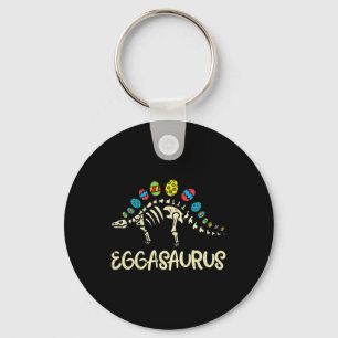 Chaveiro Ovos de Eggasaurus da Páscoa Stegosaurus Dinossaur