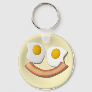 Chaveiro Ovos e cara do bacon.