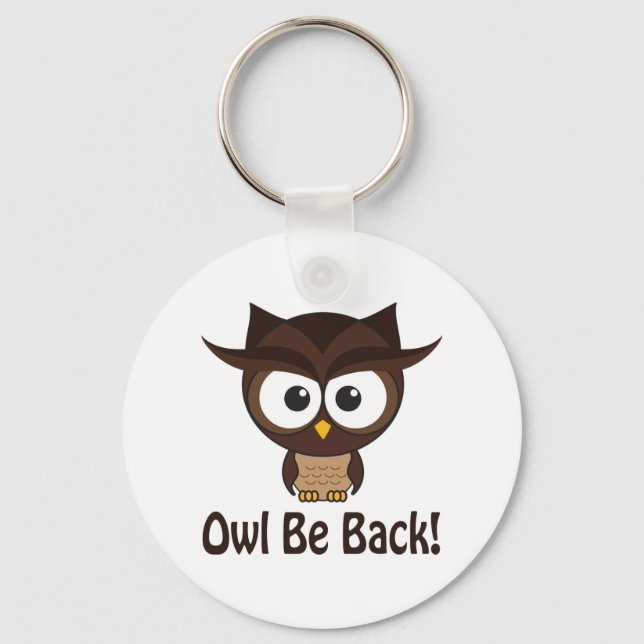 Chaveiro Owl Be Back (Frente)