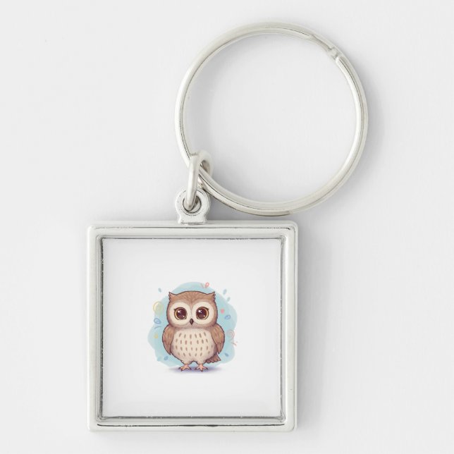 Chaveiro Owls that bring happiness (Frente)