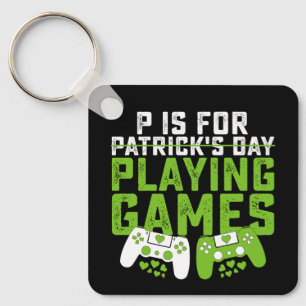 Chaveiro P É Para Jogar Jogos Jogador De Jogos Dia De São P