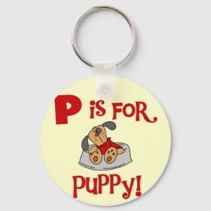 Chaveiro P é para o camiseta e os presentes do filhote de c