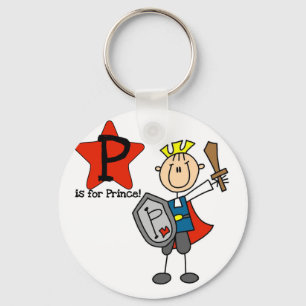 Chaveiro P é para o príncipe Camiseta e presentes