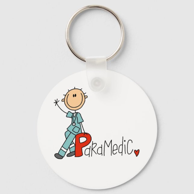 Chaveiro P é para Paramédico (Frente)