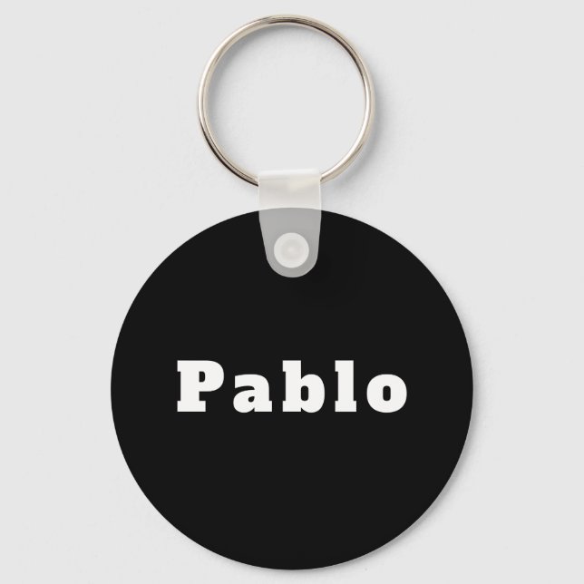 Chaveiro Pablo schwarz weiß (Frente)
