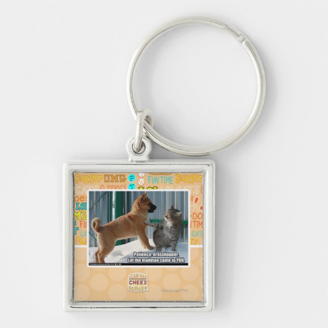 Chaveiro Paciência, gafanhoto (Frente)