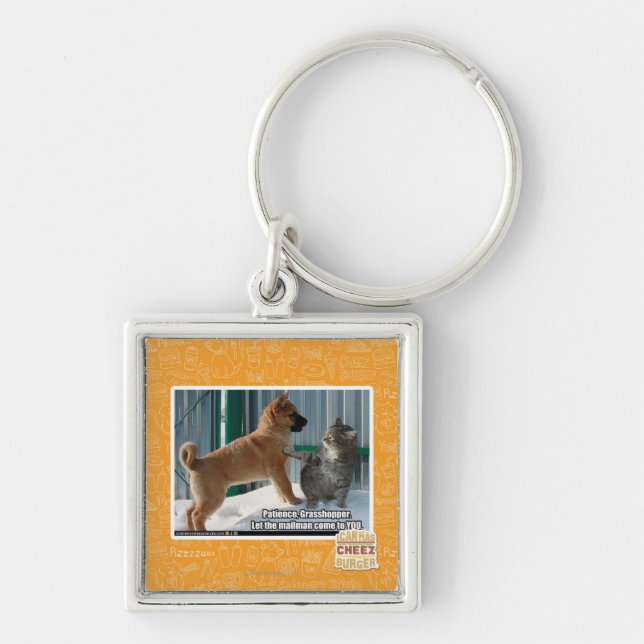 Chaveiro Paciência, gafanhoto (Frente)