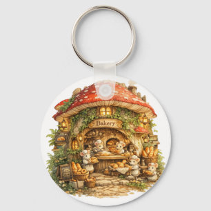 Chaveiro Padaria de Cogumelos   Casa de Campo Caprichosa 