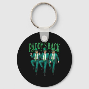 Chaveiro Paddys Back Dancing Trump Dia de São Patrício Irla
