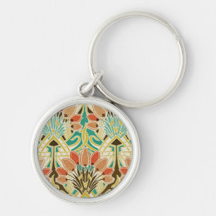 Chaveiro Padrão Art Nouveau #11