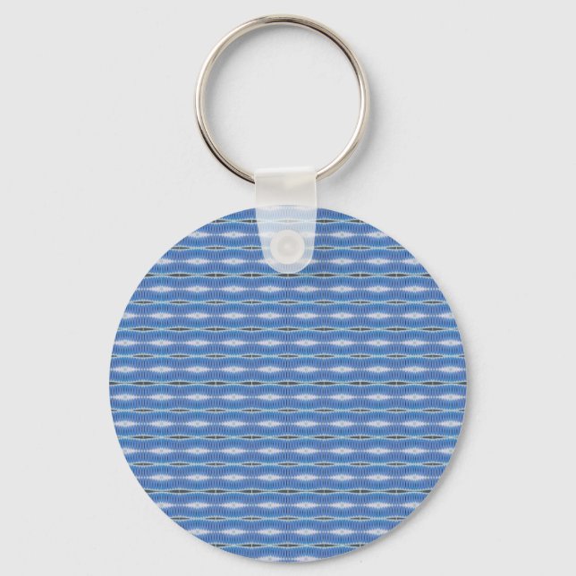 Chaveiro padrão azul claro (Frente)