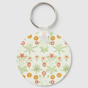 Chaveiro Padrão Botânico Vintage Daisy de William Morris