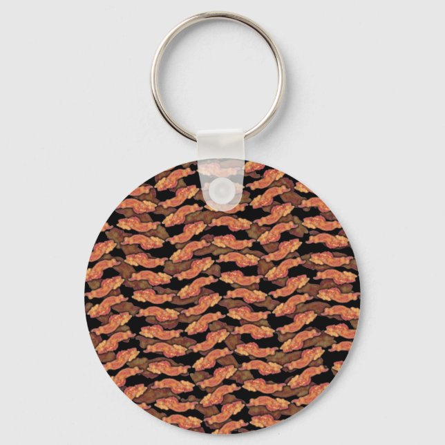 Chaveiro Padrão de bacon (Frente)