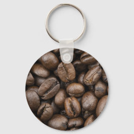 Chaveiro Padrão De Bean De Café