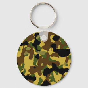 Chaveiro Padrão de Camuflagem