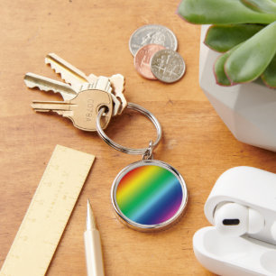 Chaveiro Padrão de cores arco-íris lgbtq lgbt