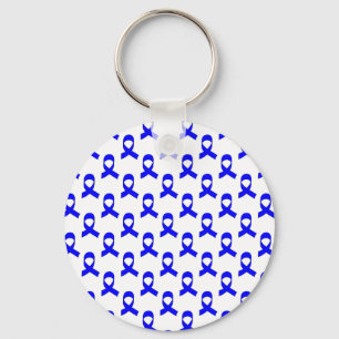 Chaveiro Padrão de fita azul