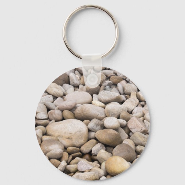 Chaveiro Padrão de fundo de pebble (Frente)