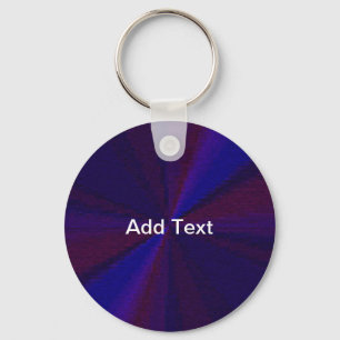 Chaveiro Padrão de gradiente circular azul a roxo